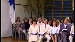 Sodankyl&auml;n lukion lakkiaiset 1991