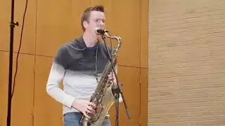BEATBOX SAX MASTER DEREK BROWN LIVE AT DUDLEY RECITAL HALL HOUSTON, TEXAS