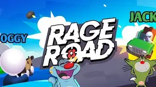 NOOB vs PRO vs HACKER | In Rage Road |With Oggy And Jack | Dr. Octavius Gamer | ALL Levels