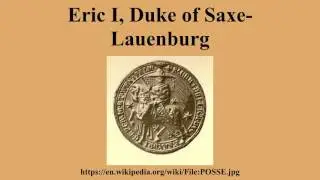 Eric I, Duke of Saxe-Lauenburg