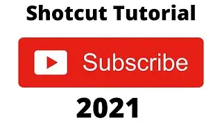 Shotcut Tutorial - Add a Subscribe button to your YouTube Videos