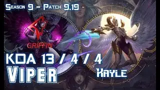 GRF Viper KAYLE vs JAYCE Mid - Patch 9.19 KR Ranked