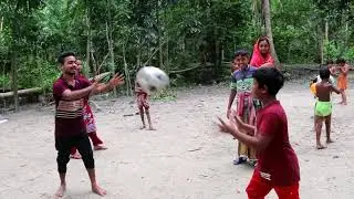 Interesting Handball Game - Bangladeshi Village Game - Funny Village Games