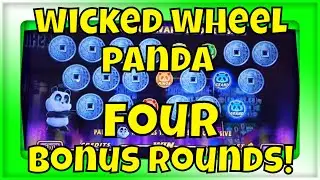 Wicked Wheel Panda  - Four Bonus Rounds!