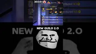 New guild 🤡 vs old guild reward ☠️ #freefire #foryou #shorts #shortfeed #guild #frefirehighlights