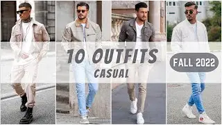10 Latest Fall Casual Outfit Ideas For Men 2022 | Men's Fashion | Fall 2022