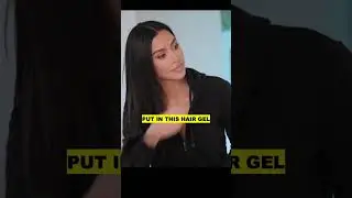 You said the hair gel 😫 Kim Kardashian