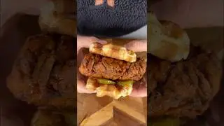 100 Sandwiches in 100 Days | Day 62 - The Chicken & Waffle Sandwich 🥪