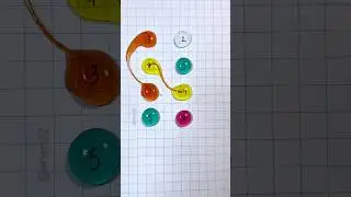 Magic Color Water Drops 🔴🟠♑️ #games #shorts #funny