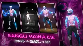 AANGLI HAWA ME 😈☠️ | FF DUO TREND | XML + CLIP + CC 🤍 | NEW TREND 💖💫 | FF EDIT @arihant_editzz