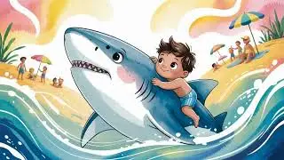 The Ocean Angel 🦈 | Shark Saves a Little Boy | Emotional 3D Rescue Story (8K UHD)