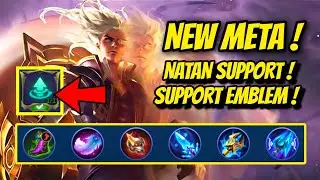 New Meta ! Natan Play Support Using Mage Item | Natan Best Build, Mobile Legends Bang Bang