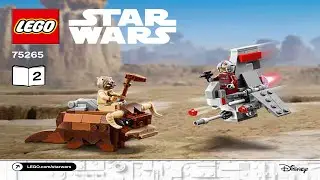 🛸 Инструкции LEGO 🛸 Star Wars 🛸 75265 🛸 Микрофайтеры T 16 Skyhopper против Bantha 🛸 Книга 2 🛸
