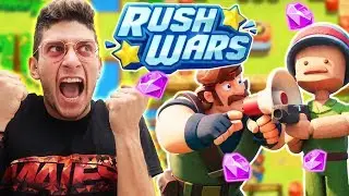 GIOCO A RUSH WARS PER LA PRIMA VOLTA!! IL NUOVO GIOCO SUPERCELL!!