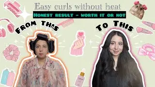 I Tried heatless Curling Rods for the First Time 😱 | Real Results | Do They Really Work?💁