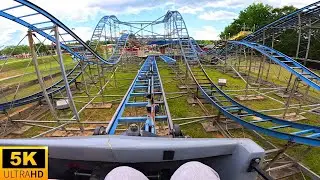 Hurricane Coaster POV 5K A VERY SKETCHY RIDE.. Funspot Atlanta, GA