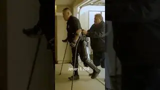 Learning to Walk Again: Disabled U.S. Marine Takes Steps with a Robotic Exoskeleton