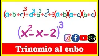 TRINOMIO AL CUBO |Productos NOTABLES| - Ejemplos Resueltos