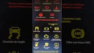 Significado das luzes do painel do ve&iacute;culo, cada luz acessa &eacute; um comunicado ao motorista #oscarmt