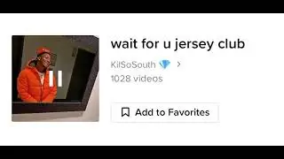 Wait for you jersey club