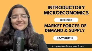 Lecture 11 | Introductory Microeconomics - Demand & Supply | Competitive Market #baeconomics