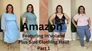 Amazon Plus Size Clothing Haul Featuring Involand | Size 16 | Spring 2023 | Part 1 of 2