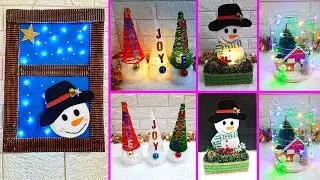 Economical 4 Easy Christmas Craft idea | Best out of waste Low budget Christmas craft idea (Part 6)