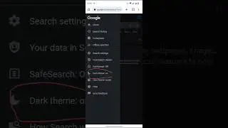 how change Dark theme on Google Chrome in English