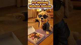 Snuggle Pup&rsquo;s Morning Workout Routine 💪🍩