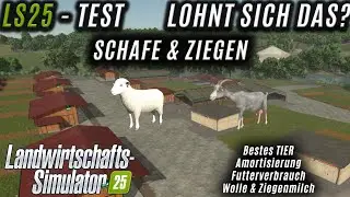LS25 Test - Lohnt sich das? Schafe und Ziegen! - Futterverbrauch - Wolle und Milchproduktion!