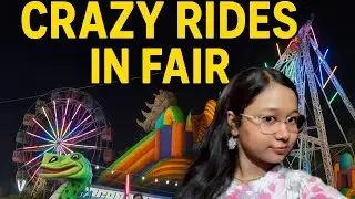 Crazy Rides in Fair 🎡 | Thrilling Amusement Park Experience | Fun Night at Desi Mela 2025