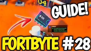 FORTBYTE #28 Guide Accessible by solving the pattern match puzzle outside a desert junkyard Location