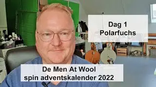 De Men At Wool spin adventskalender 2022 - dag 1 Polarfuchs