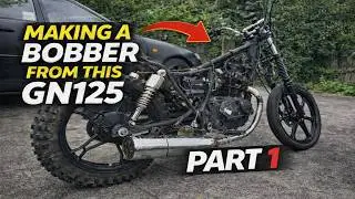Suzuki GN125 Bobber Build Pt 1