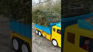 Grass for Cow Farm | Diy Mini Toy Farm | Grass Truck for Cows | Cow Truck Toy | Tractor Videos | Toy