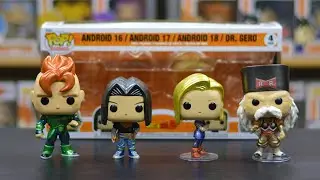 Распаковка DBZ Metallic Android 4 Pack Funko Pops