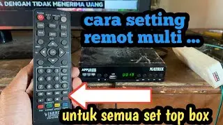 Cara setting remot multi visero vio-818s untuk semua settopbox