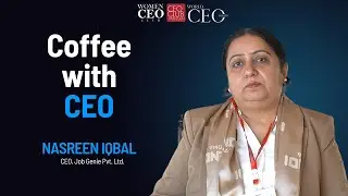 Coffee With CEO | Nasreen Iqbal | Job Genie Pvt. Ltd.