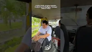 Naik Angkot Medan Duduknya di Bangku Tempel