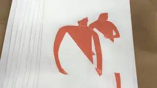 An Introduction Into Using A Colour Fade In Multi Block Linoprinting With Hannah Forward