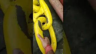 Anchor Chain joining Shackle #merchantnavy #sealife #shiplife