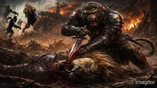 Monkey vs Lion Epic Sword Battle | Powerful Action Fantasy Story