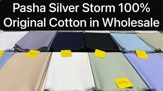 Pasha Silver Storm 100% Original Cotton in Wholesale | Gents Branded Suits in Wholesale