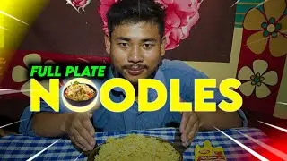eating full plate noodles | indian mukbang asmr | petpooja