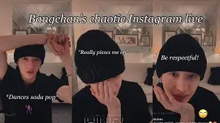 Bangchan’s Instagram live 7/31/25 