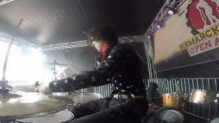 Marcel van Buren | Drum Cam | Black Curtain Band - Bismarcker Rocktage 2025