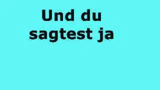 Schatz m&ouml;chte dich nicht verlieren mein Traumann