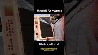 M Studio MS 30 Pro New Launched First Look 30 Pro Octapad #mstudio30pro #newlaunch #padplayer #music