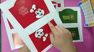 FRENCH FRIES BOX  | CANVA TEMPLATE EDITABLE | TAGALOG TUTORIAL 2024