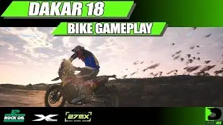Dakar 18 PC Gameplay | BIKE PHYSICS ARE....#dakar18 #gdubmx #newrallygame